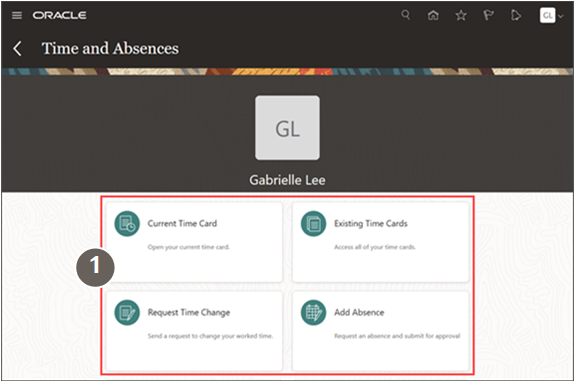 Page de destination d'une zone de travail à partir de laquelle vous pouvez accéder rapidement aux tâches clés.
