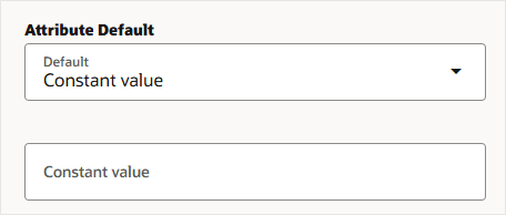 Remplacer la valeur par défaut de l'attribut par la valeur constante