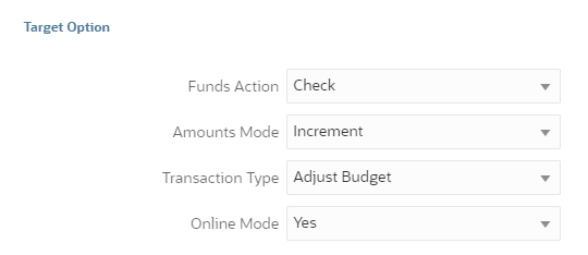 Options de cible