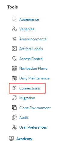 Accéder aux connexions