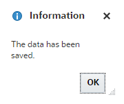 Message d'information