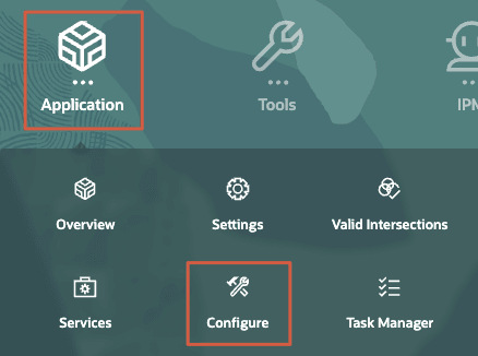 Accéder à la configuration