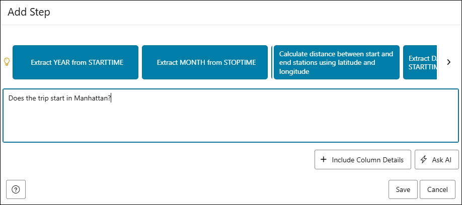 Description de l'image conversation-add-step.png ci-après
