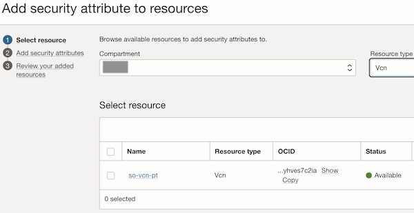 Capture d'écran illustrant les ressources protégées par ZPR. Capture d'écran illustrant les ressources protégées par ZPR.