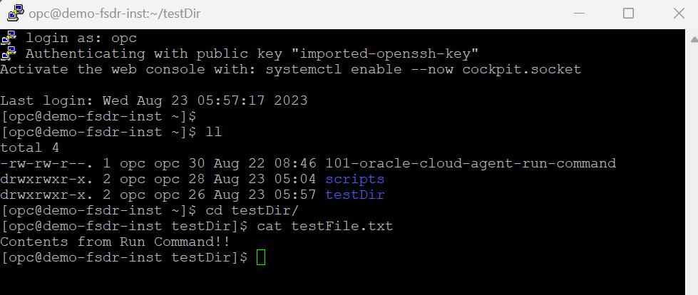 Vérifier la machine virtuelle phx après la permutation