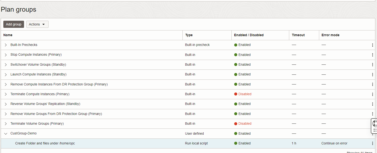 Etape personnalisée de permutation vers PHX ajoutée