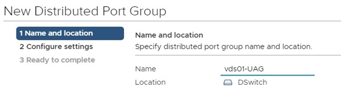 groupe de ports vDS