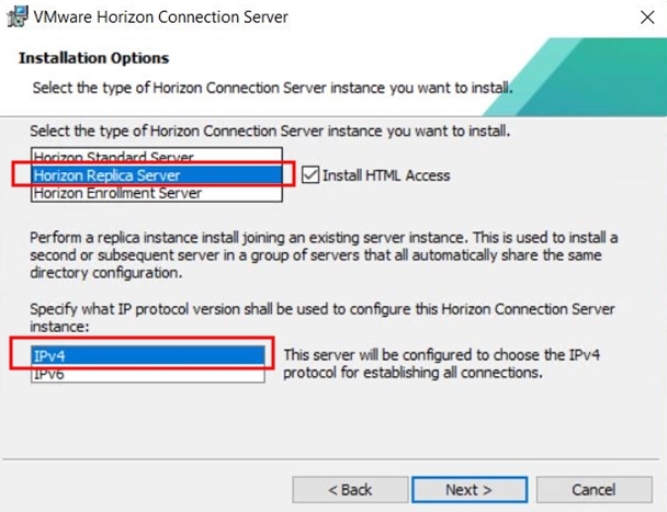 Serveur de connexion de réplique
