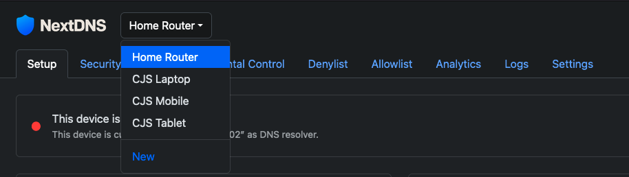 NextDNS_Console