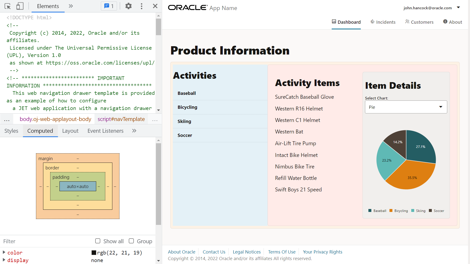 Débogueur Google Chrome activé