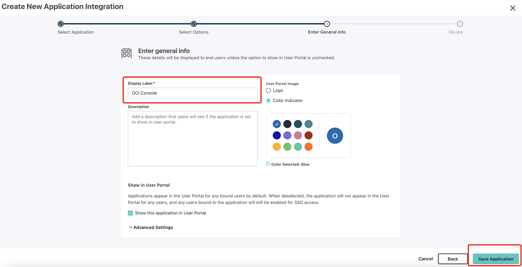 Mettre à jour les détails de l'application.