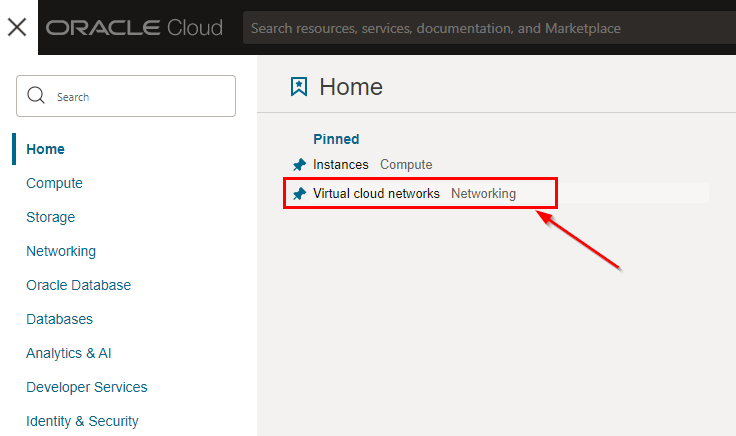 Création d'un réseau cloud virtuel