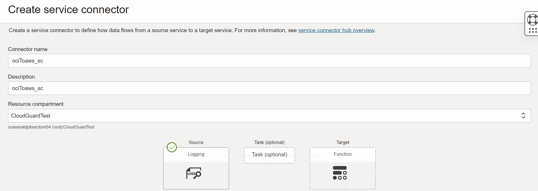 créer un connecteur de service