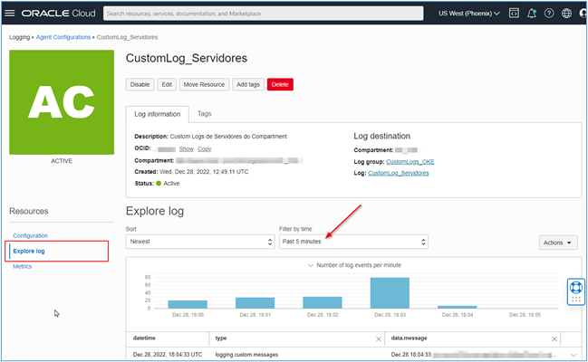 Visualiser les journaux