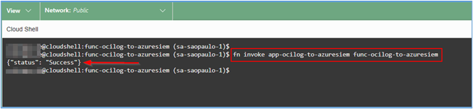 Exécution de votre fonction