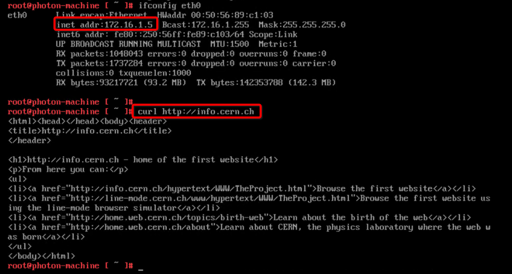 Validation du trafic Internet et de la machine virtuelle NSX d'Oracle Cloud VMware Solution Image 15