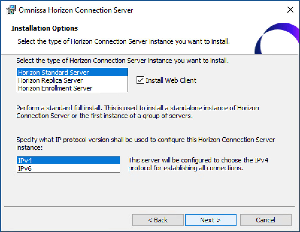Serveur de connexion principal