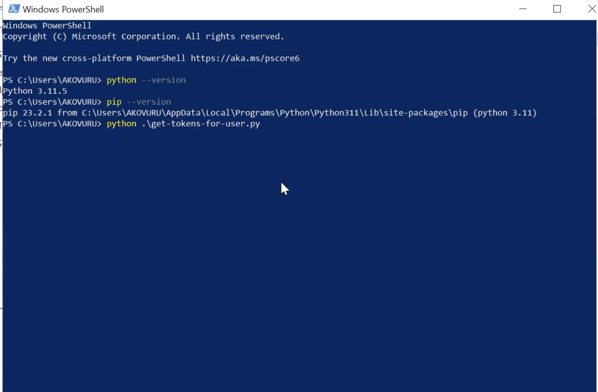 Windows Powershell