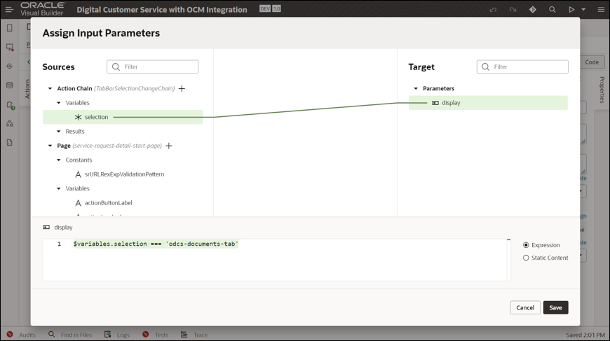 Description de l'instruction assign-para.png suivante