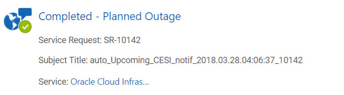 Notification details