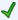 Green checkmark icon. Check the syntax of a rule.