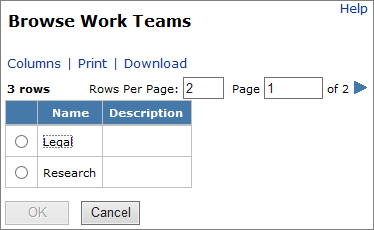 Surrounding text describes Browse work teams.gif