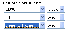 Columns (or Columns & Rows) dialog box