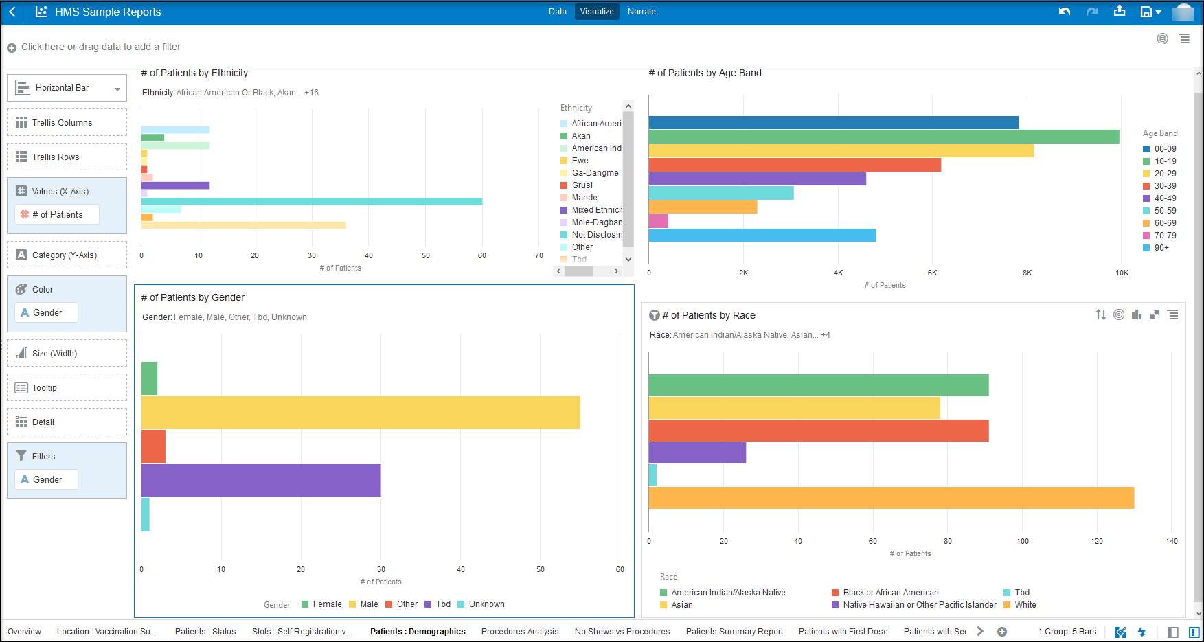 Shembull raporti demografie pacientësh