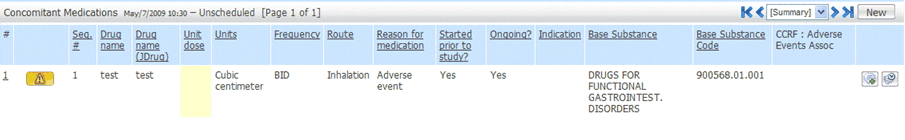 Illustration. Forms display in the InForm application.