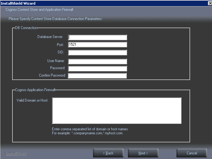 Content Store and firewall page