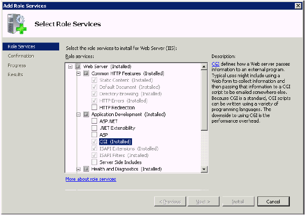 Surrounding text describes iis_cognos_addrole.gif.