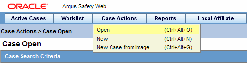 Surrounding text describes caseactionmenu.gif.