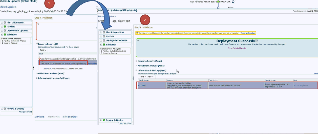 Patching Error: Patch Is Not Staged or Found