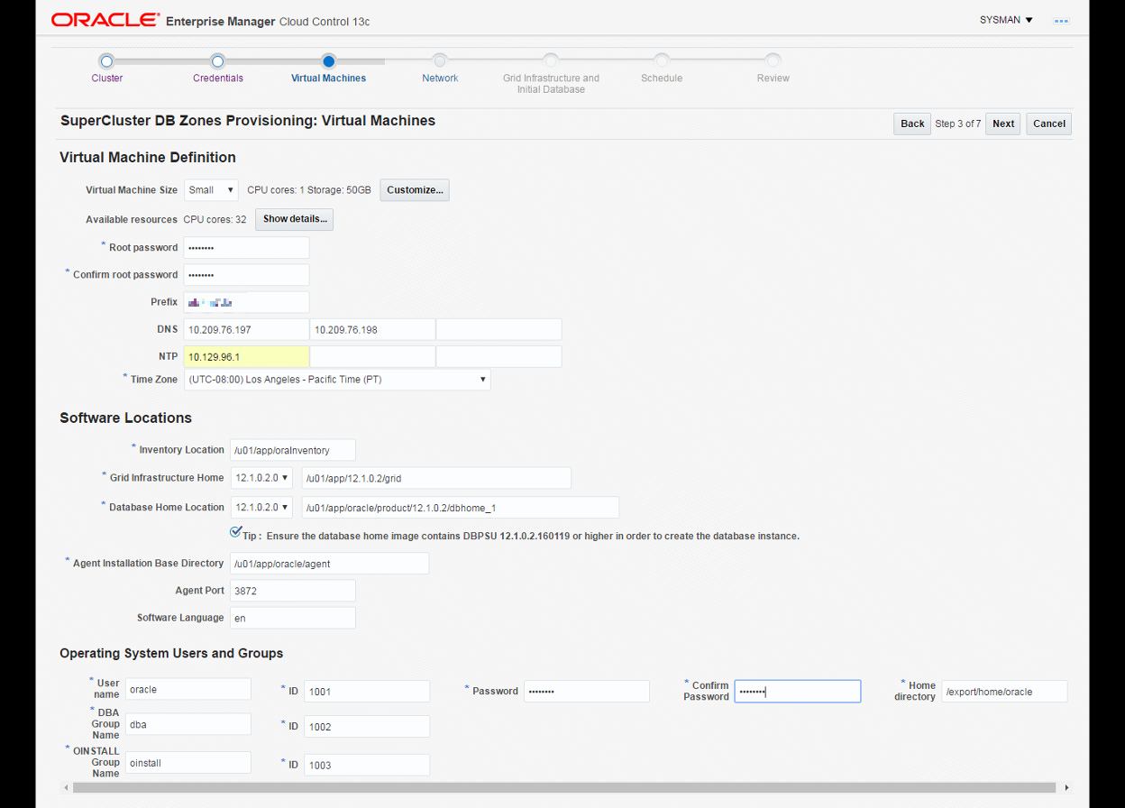 This image shows what the virtual machine definition is and where is the software located in your server.