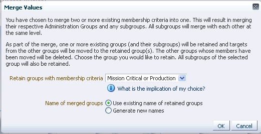 merge value dialog