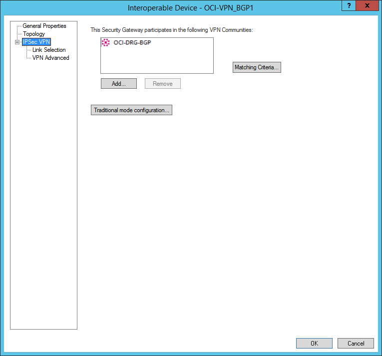 Click to expand This image shows where to add the interoperable device to a VPN community.