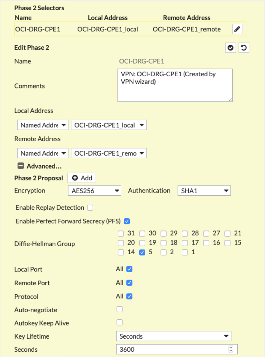 Click to expand This image shows the Phase 2 Selectors section when editing the tunnel.