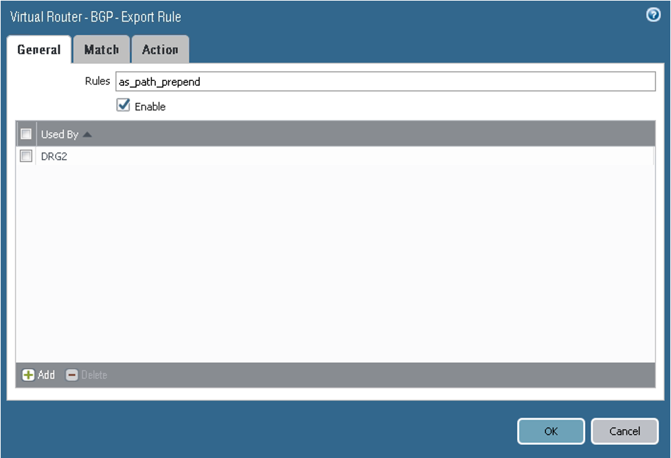 Click to expand This image shows the Export General tab.