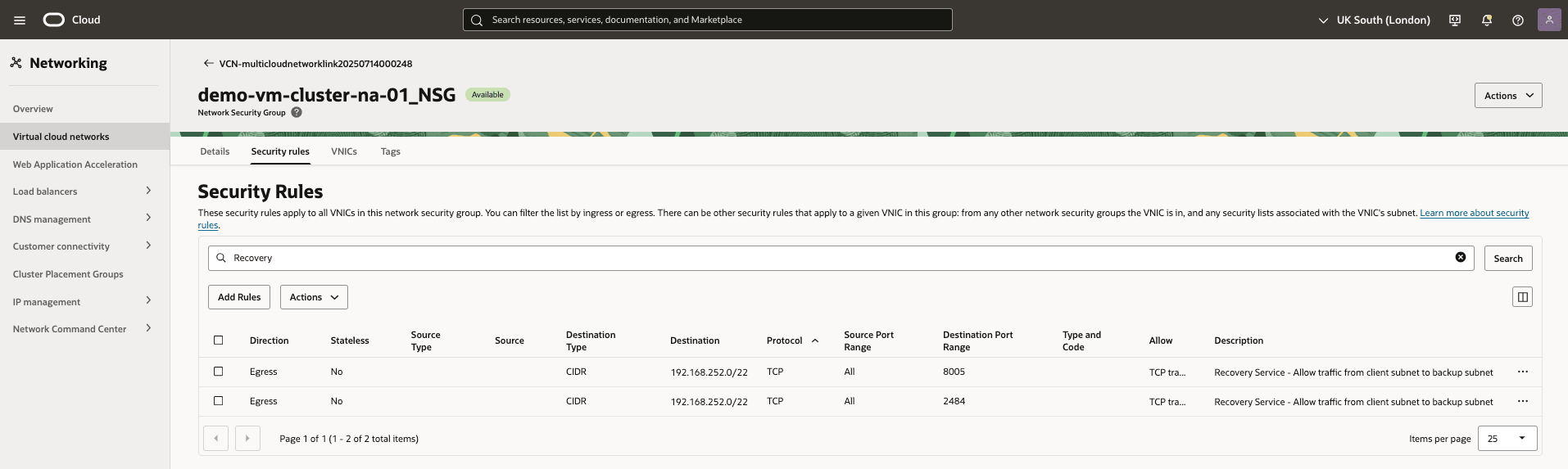 This screenshot shows how to add egress rules. This screenshot shows how to add egress rules.