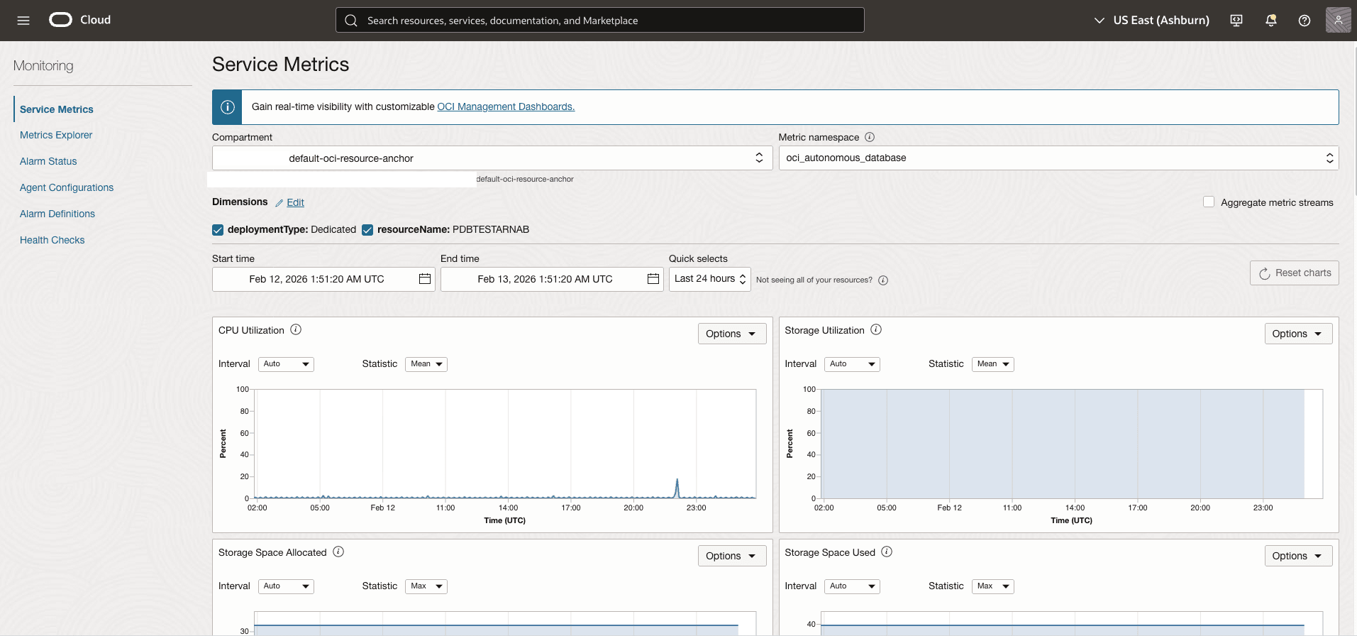 This screenshot shows how to monitor your metrics in Service Metrics. This screenshot shows how to monitor your metrics in Service Metrics.