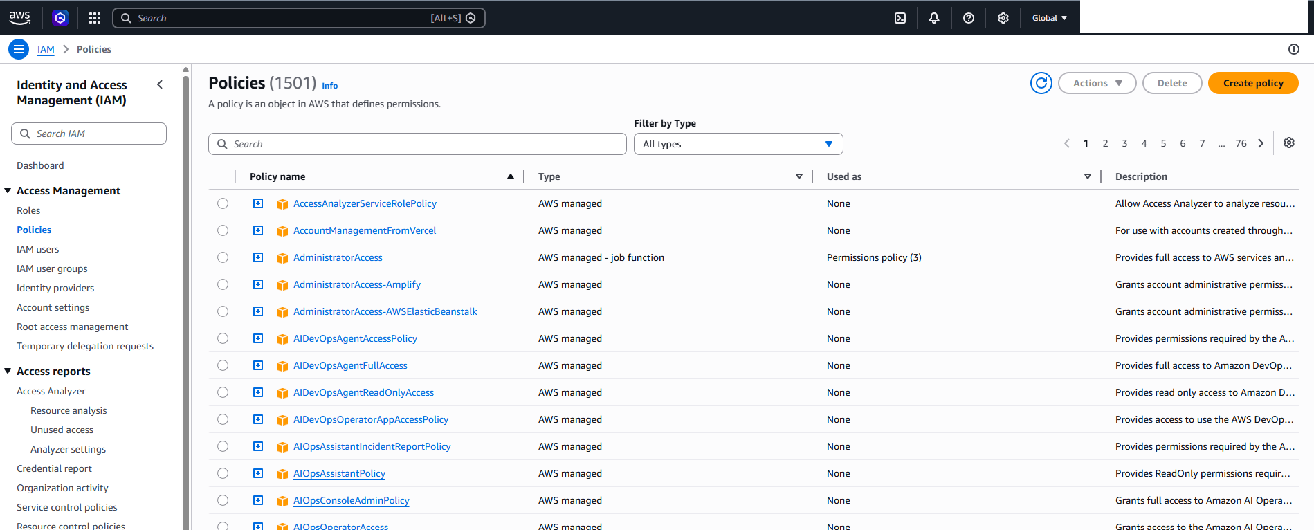 This screenshot shows how to create a policy. This screenshot shows how to create a policy.