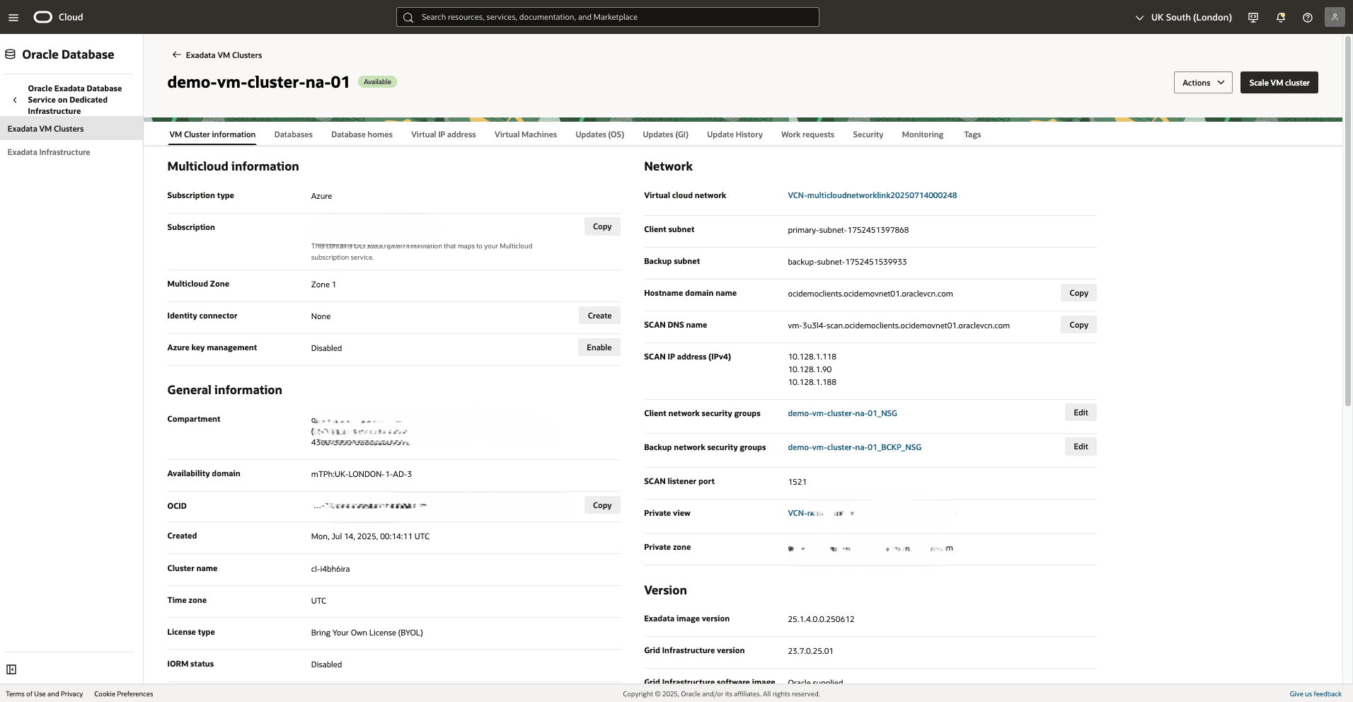 This screenshot shows how to enable connectivity to Object Storage.
