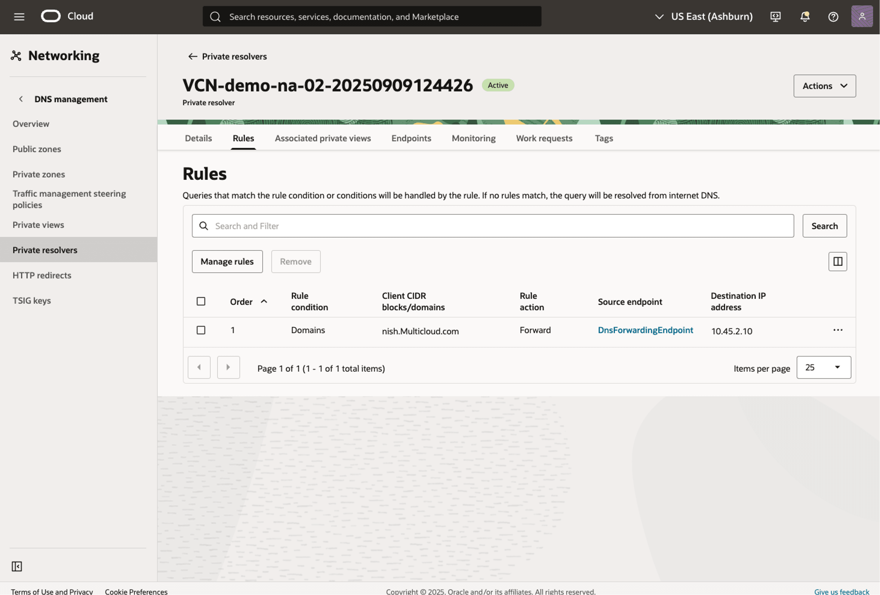 This screenshot shows how to view a Network Anchor. This screenshot shows how to view a Network Anchor.