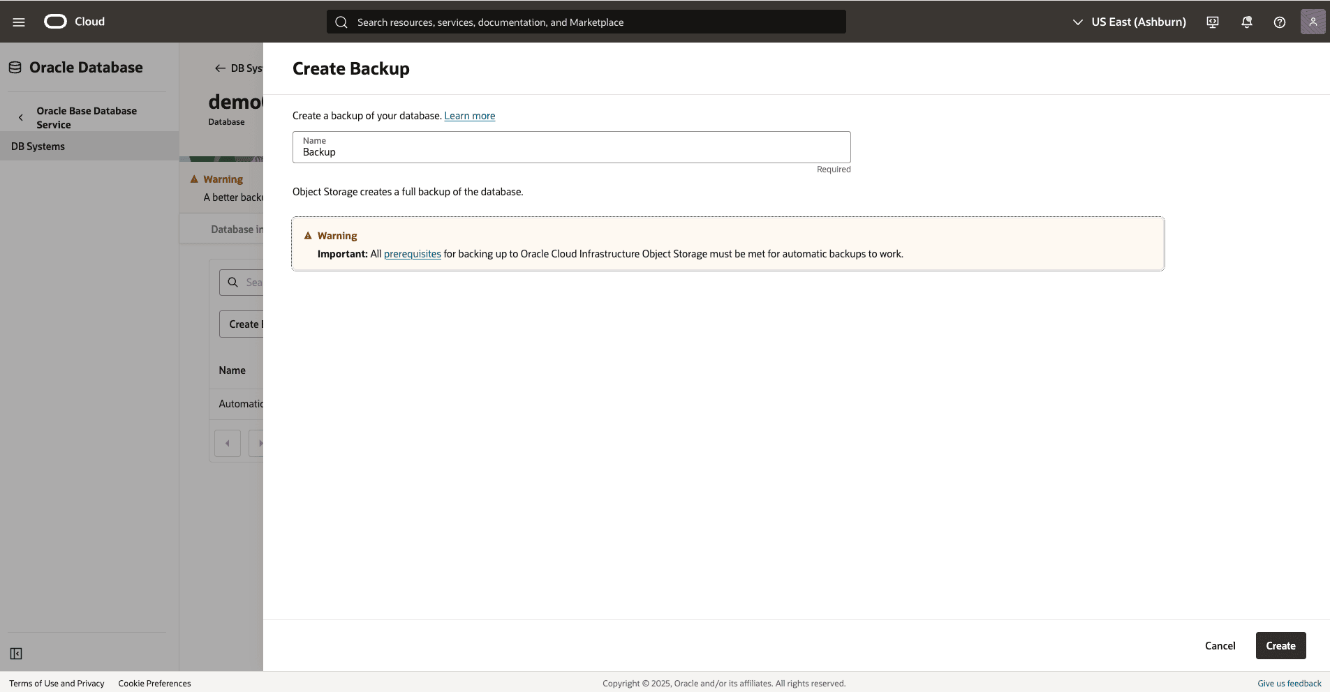 A screenshot of the backup Base Database process. A screenshot of the backup Base Database process.