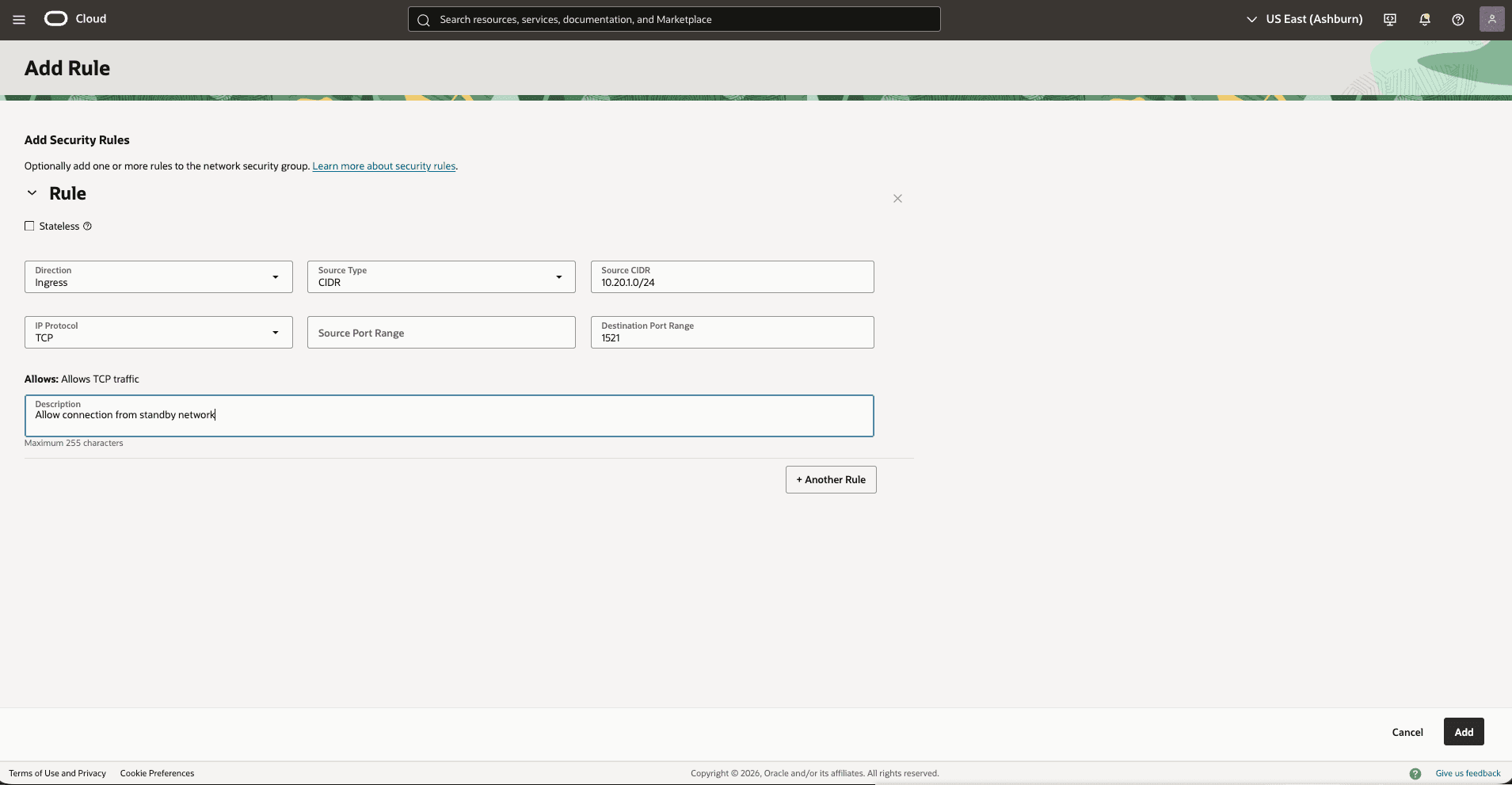 This screenshot shows how to configure the network in the primary zone. This screenshot shows how to configure the network in the primary zone.