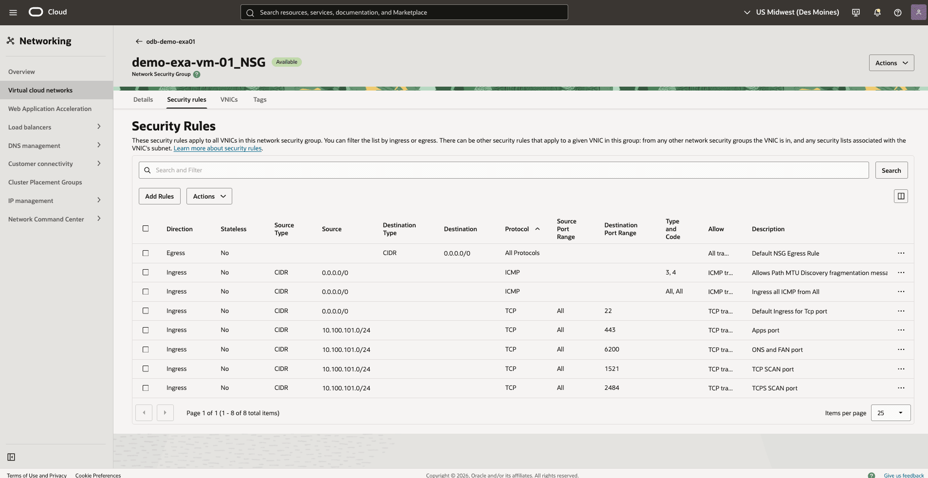 This screenshot shows how to edit NSG rules. This screenshot shows how to edit NSG rules.
