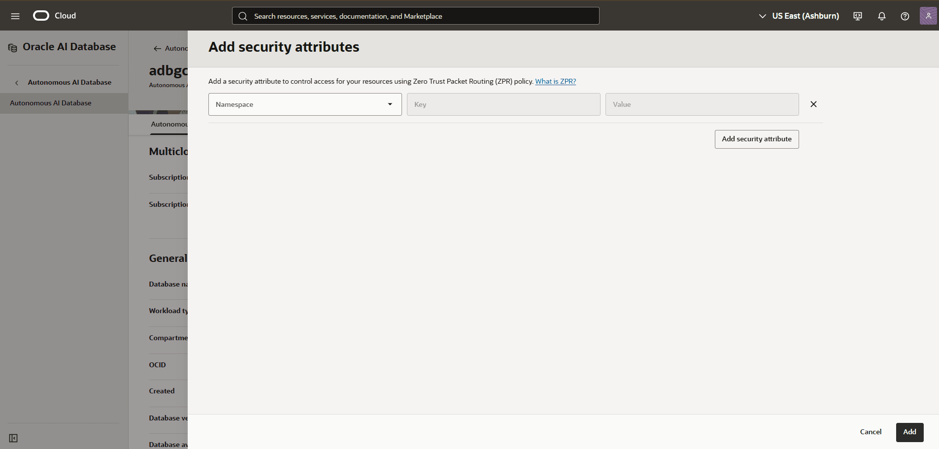 The screenshot shows the steps to modify an Autonomous AI Database. The screenshot shows the steps to modify an Autonomous AI Database.