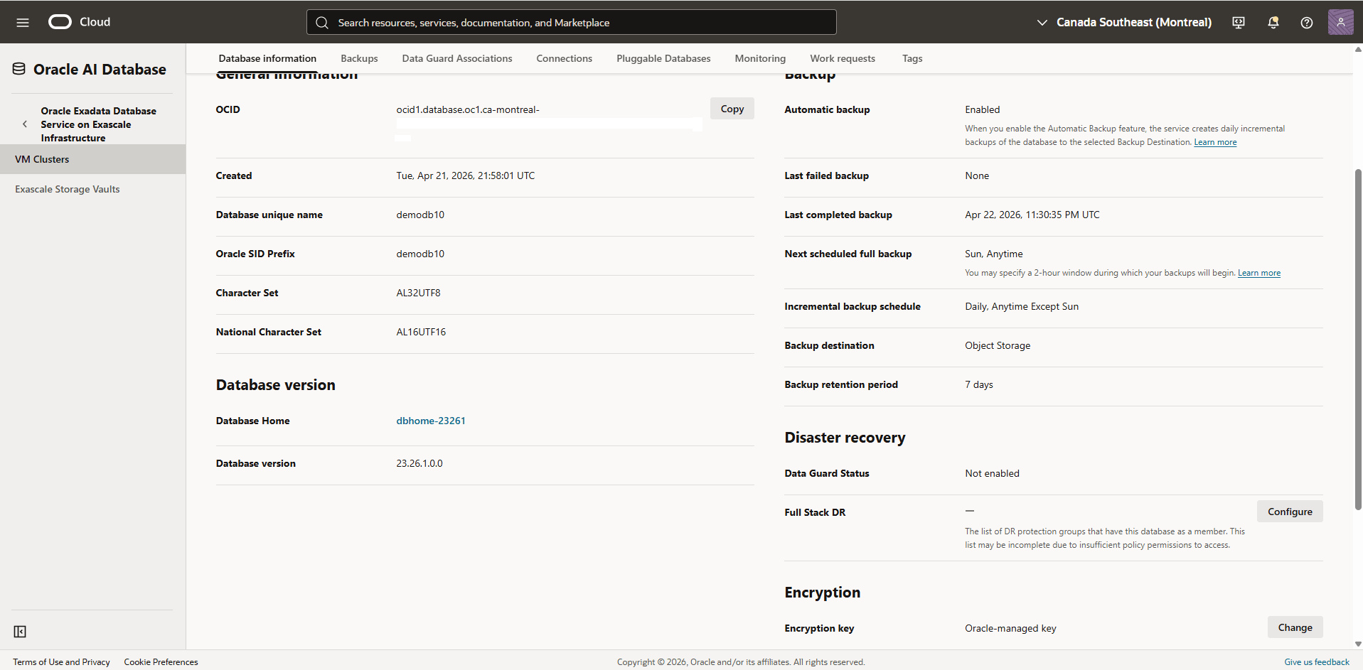 This screenshot shows key management information. This screenshot shows key management information.