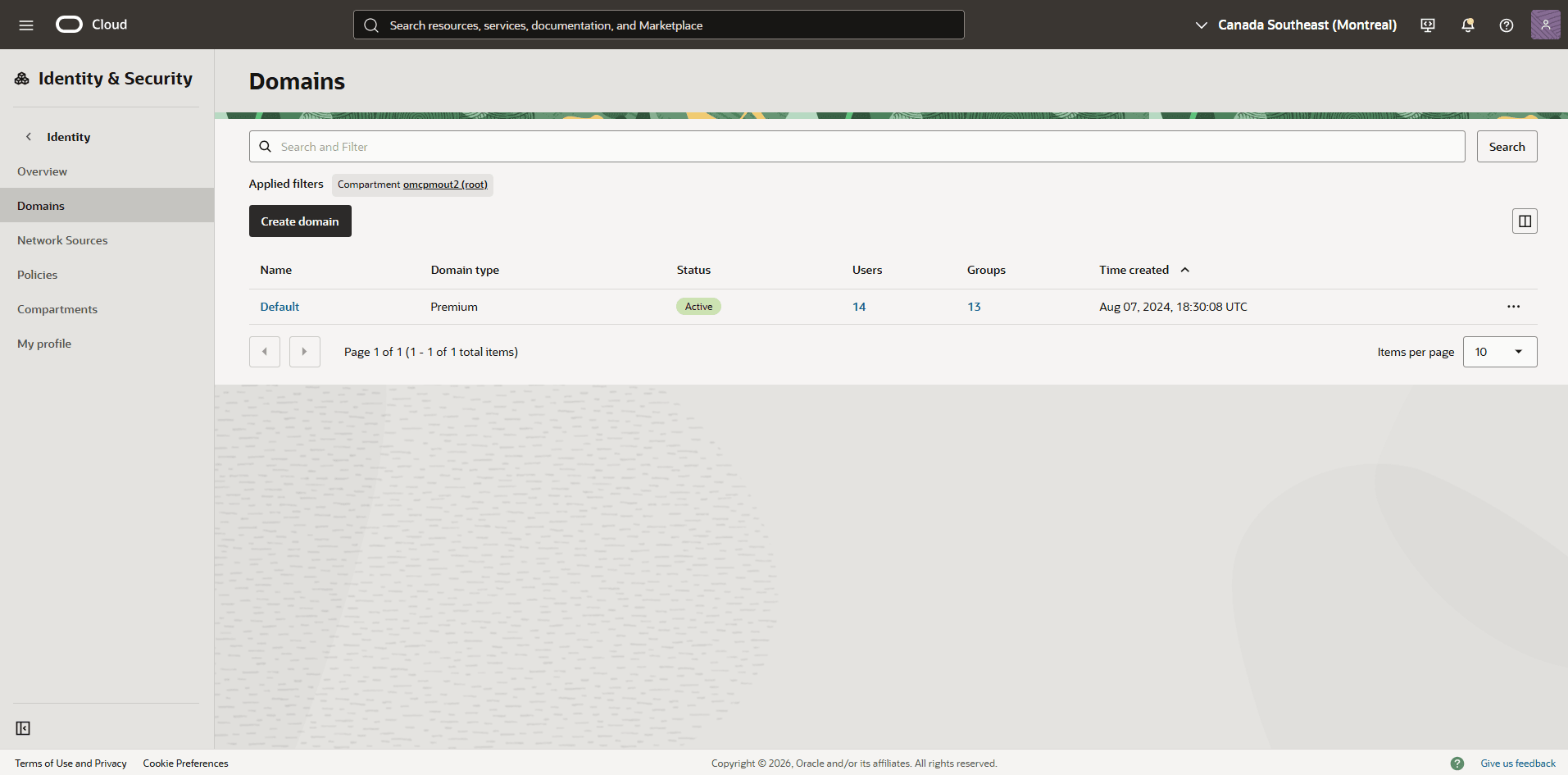 This screenshot shows how to navigate to your domain. This screenshot shows how to navigate to your domain.