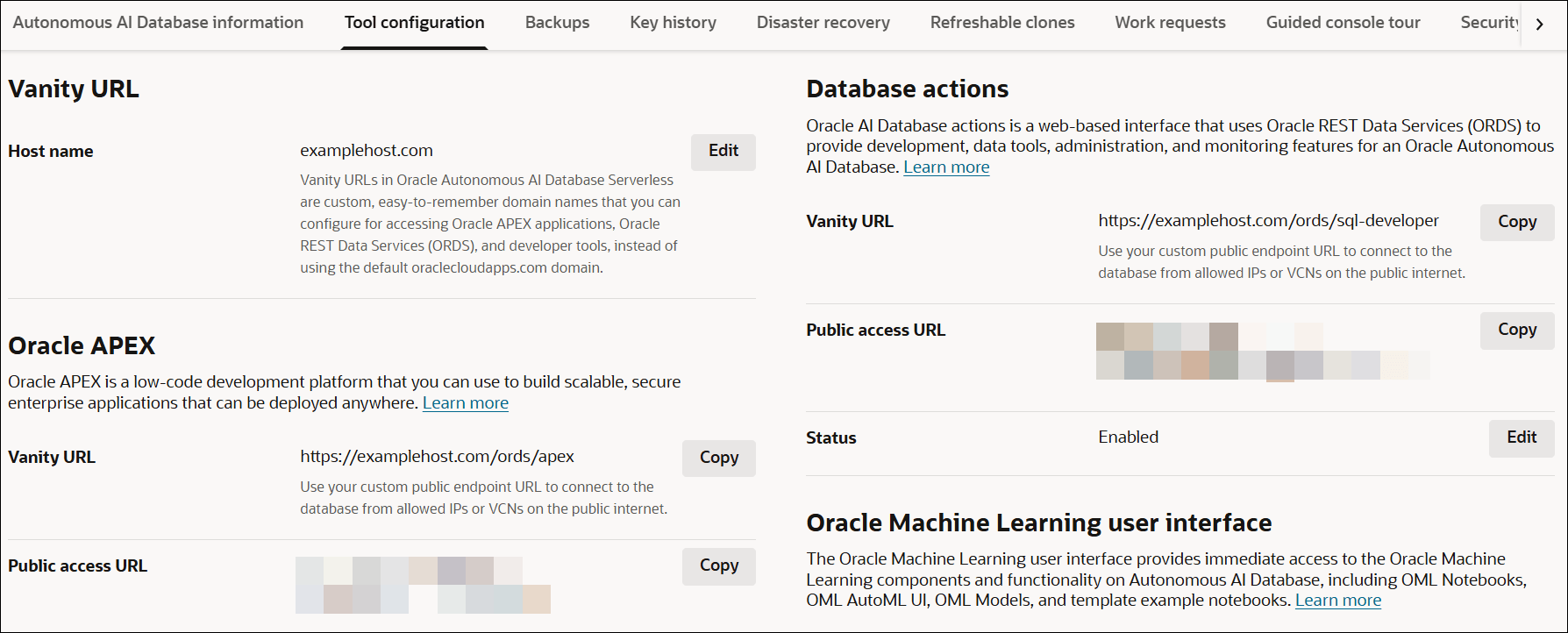 Description of adb-vanity-url-tool-configuration.png follows Description of adb-vanity-url-tool-configuration.png follows